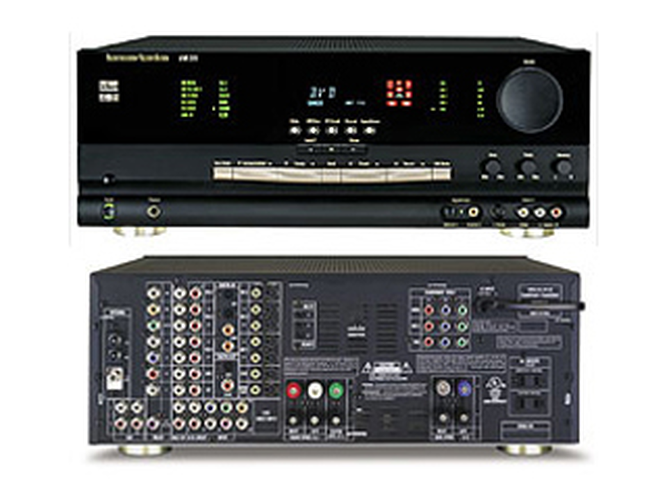 AVR 320 - Black - Audio/Video Receiver With Dolby Digital & DTS (65 watts x 2 | 55 watts x 5) - Hero